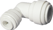 Waterworld USA – John Guest® EZ Quick Connect – White Polypropylene Reducing Union Elbow Tee – Fittings, Connectors & PE Tubing – Supplier & Manufacturer in the USA